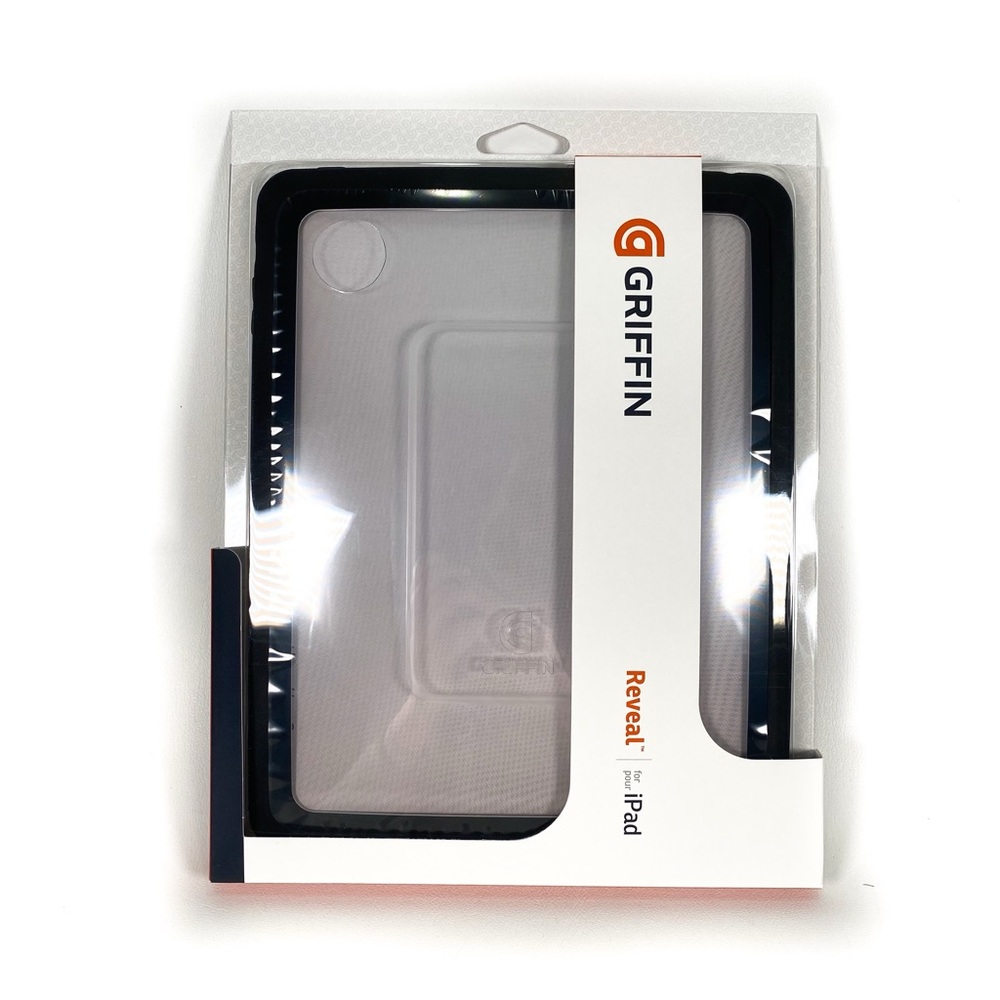 Griffin Reveal Hard Shell Case 1st Original iPad Black Clear GB01619